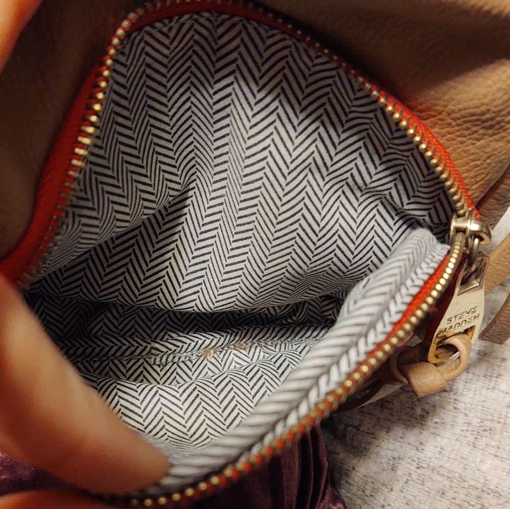 Steve Madden Pink Tan Purse - Picture 2 of 8